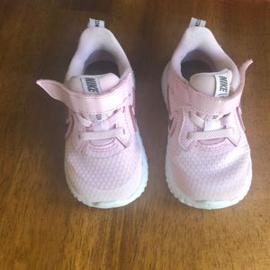 Adorable Pink Nike Revolution Toddler Sneakers